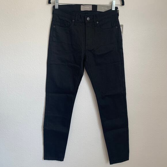 NWT Everlane Mid Rise Skinny Jean in Black - Picture 2 of 14